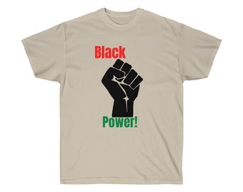 Black Power RBG Man Woman African Liberation T-shirt