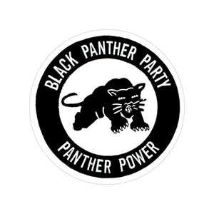 Black Panther-feestje Huey Newton Bobby Seale Angela Davis Black Power