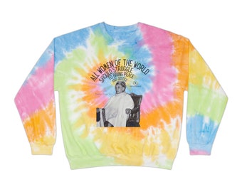 Buy Black Queen Mother Empress Menen Melanin Magic Ethiopian African Fashion Unisex Tie-Dye Sweatshirt Rasta Dreadlocks Gift for Her