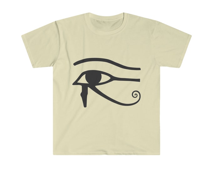 Kemet Egypt African Culture Eye of Horus Ra Eye Spiritual T-Shirt Wadjet Wedjat Udjat Motherland Buy Black Unisex Gift for Him Her