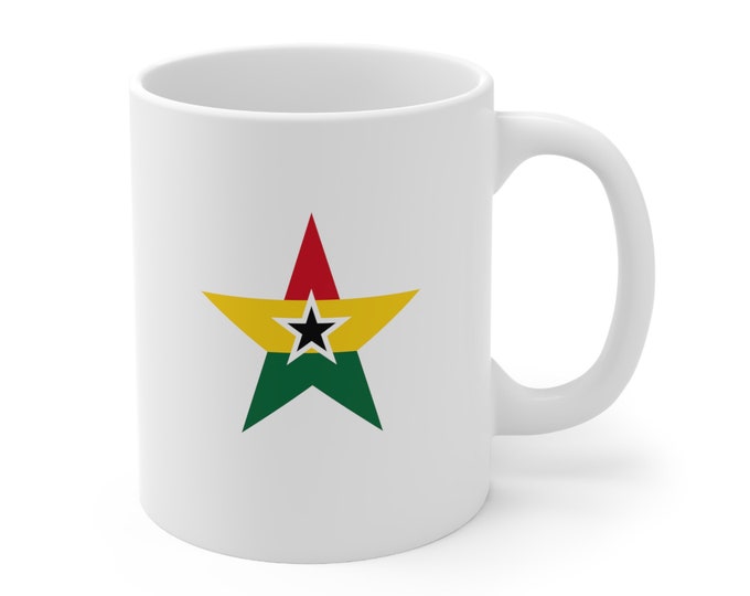 Marcus Garvey Rastafari Haile Selassie Ethiopia Ghana Black Star Motherland African Liberation Buy Black Power Coffee/Tea Ceramic Mug 11oz