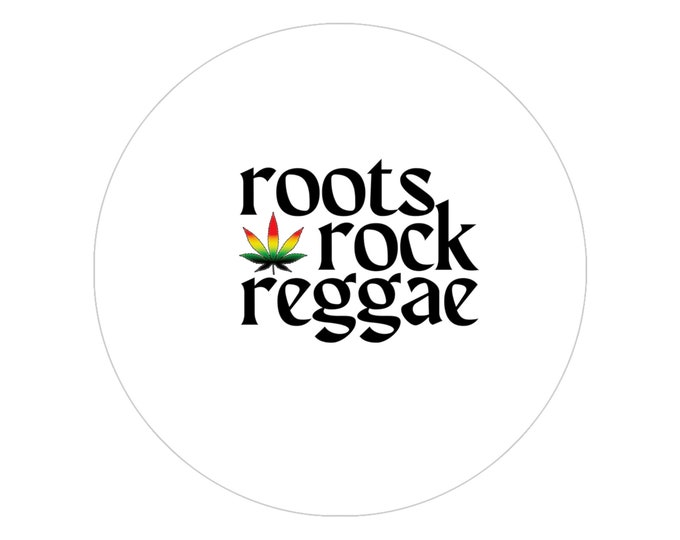 Roots Rock Reggae Music Festival Rastafari Cannabis Culture Haile Selassie Ethiopia Jamaica Buy Black Bob Marley Indoor Outdoor Sticker