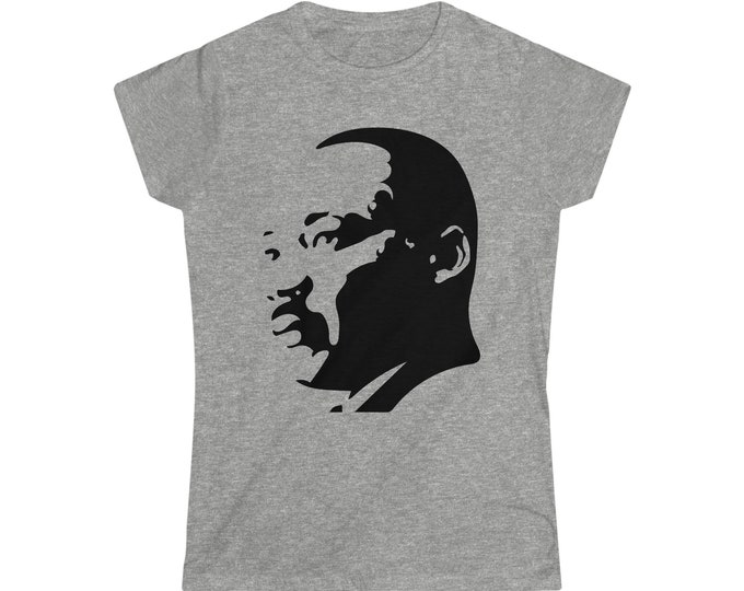 MLK Martin Luther King Civil Rights Christian Anti Racism T-Shirt Buy Black Liberation Lion of Judah Baptist Gandhi BLM Melanin Gift for Her