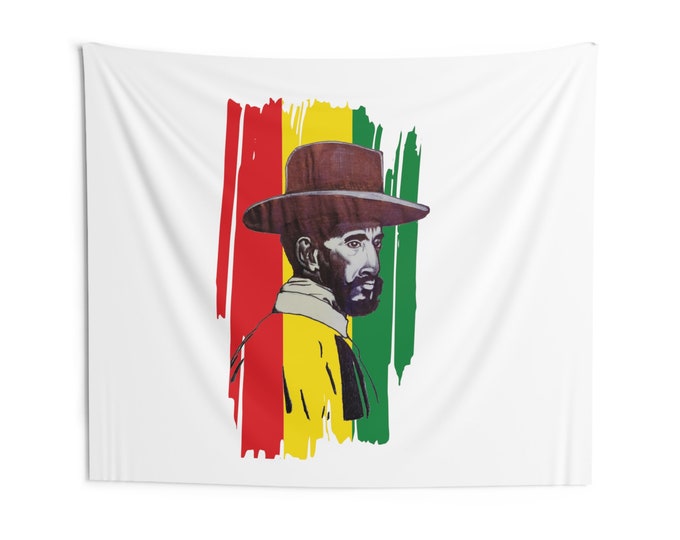 King Rastafari Lion of Judah Ethiopian Emperor Haile Selassie African Decor Reggae Music Buy Black Culture Wall Indoor Wall Tapestries