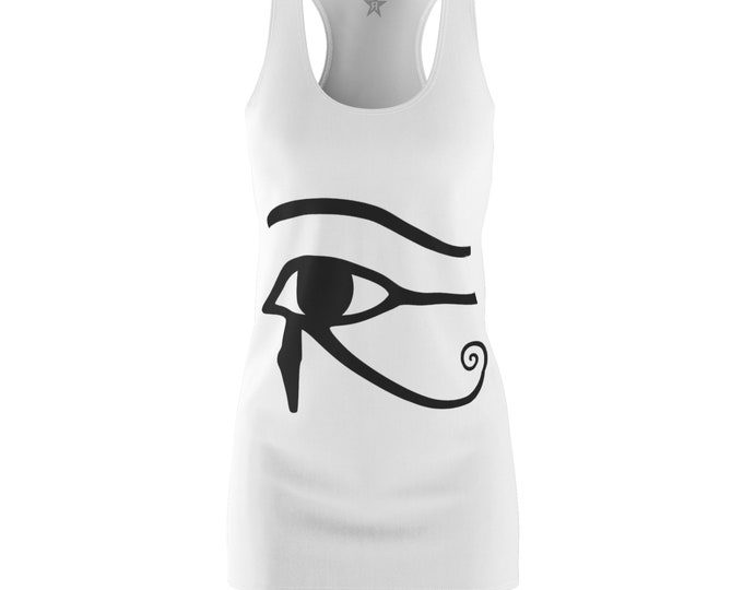 African Liberation Buy Black Culture Wadjet Horus Eye Kemetic Egyptian KMT African Fashion Racerback Juneteenth Gift for Her Black History