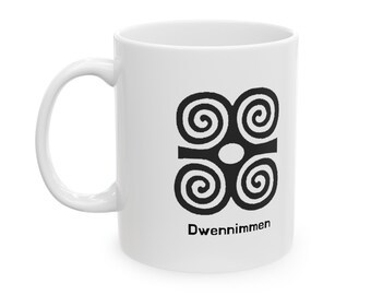 Dwennimmen Akan Culture Adinkra King Africa Decor Man Woman Ghana Style Buy Black Liberation Rasta Gift for Her Him Mug Coffee Tea