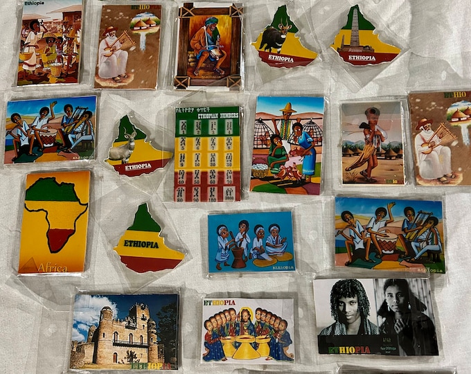 Ethiopia African Culture Rasta Refrigerator Magnets Tiles One Love Haile Selassie Buy Black Melanin Magic Bob Marley