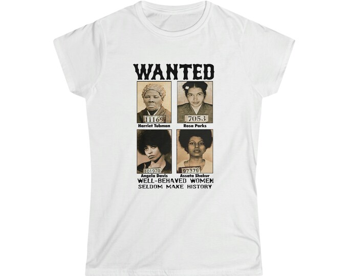 Harriet Tubman Assata Rosa Parks Angela Davis African Liberation Buy Black Power Civil Rights Melanin Queen Gift Anti-Racist T-Shirt