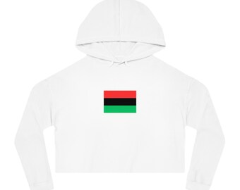 Marcus Garvey Africa Liberation Motherland African Fashion RBG Reggae Music Festival Ethiopia Rastafari Woman Crop Hoodie Buy Black Power