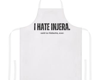 Apron Ethiopian Food Injera Lion of Judah GIft for Him Her Reggae Music Rasta Kitchen African Cuisine