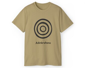Adinkrahene Akan Culture Adinkra King Africa Fashion Man Woman Ghana Style Buy Black Liberation Rasta Gift for Her Him T-Shirt