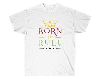 Born to Rule Black King T-shirt