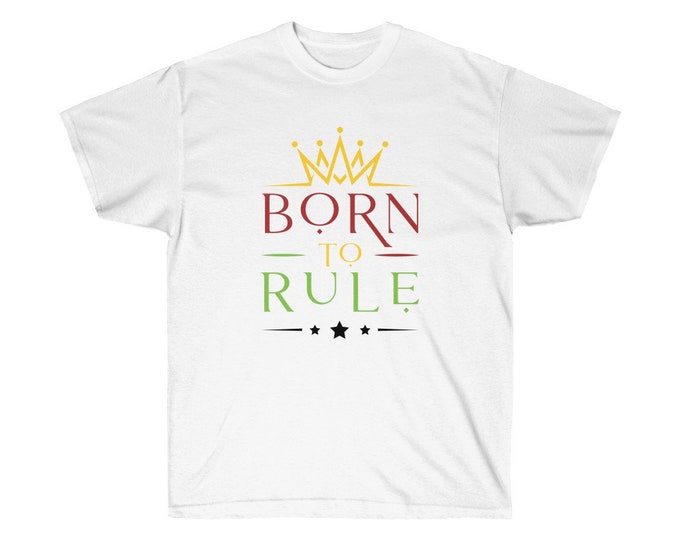 Born to Rule Black King T-shirt