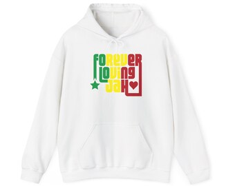 Hoodie Rastafari One Love God Reggae Music Jamaica Ethiopia Lion of Judah Buy Black Gift for Him Her