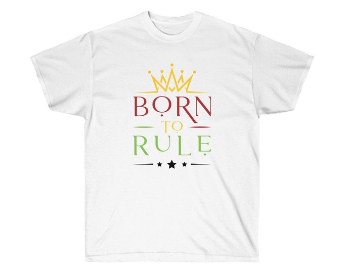 Born to Rule Black Queen T-shirt