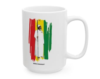 King Emmanuel African Decor Buy Black Liberation Christ Coffee Tea Mug One God Reggae Rastafari
