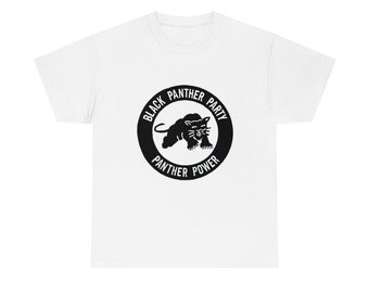 Black Panther Party T-shirt Huey Newton Bobby Seale Black Power Melanin Freedom Gift for Black Man Black Woman
