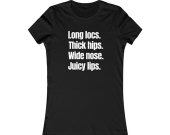 Natural Hair Black Woman Hair Locs T-shirt Melanin Beauty
