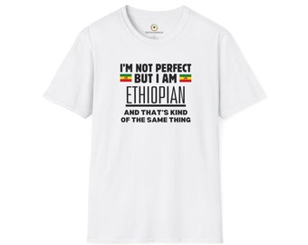 T Shirt Ethiopia Motherland Injera Habesha Addis Africa Fashion Unisex Gift for Him Her Man Woman Unisex Softstyle T-Shirt