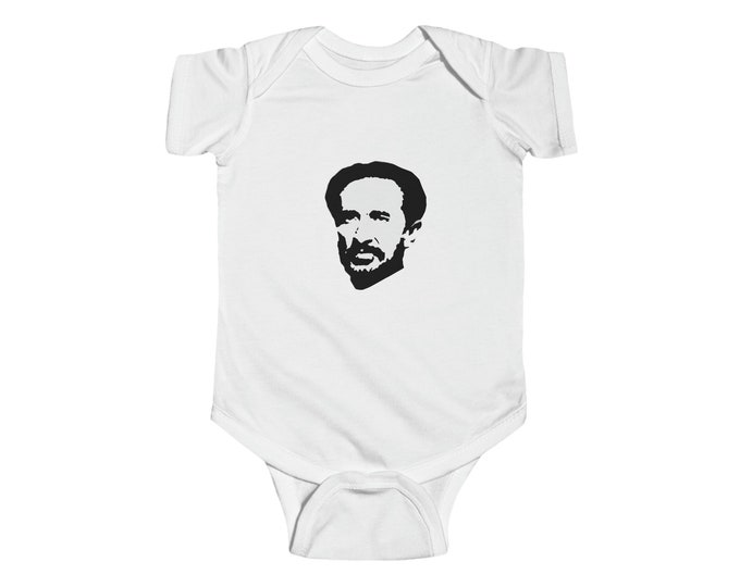 Buy Black One Love Rastafari Bob Marley African Fashion Gift for Baby Shower New Mom Dad Reggae Music Festival Infant Fine Jersey Bodysuit