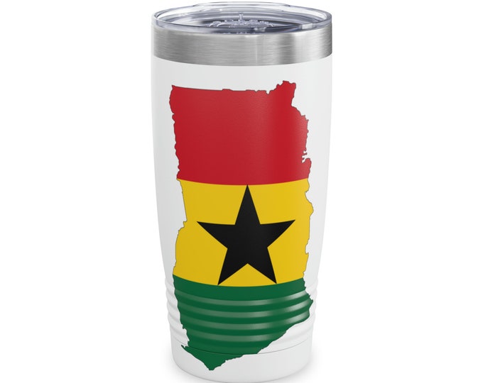 Coffee Tea Jamaica Ethiopia Rastafari Ghana Style Flag Pan African Decor Motherland Melanin Rich Buy Black Culture Ringneck Tumbler, 20oz