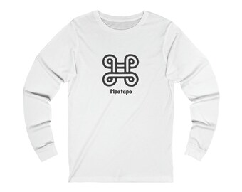 Mpatapo Akan Culture Adinkra King Africa Fashion Man Woman Ghana Style Buy Black Liberation Rasta Gift for Her Him Longsleeve T-Shirt