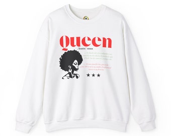 Sweatshirt Delta Sigma Theta Black Queen Melanin Magic Gift for Her Buy Black History Natural Hair African Fashion