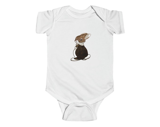 Buy Black New Mom Baby Shower Gift For Him Her Dad Infant Fine Jersey Bodysuit Animal Lovers Bunny Rabbit Onesie Juneteenth Newborn