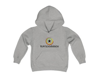 Black Dominion Youth Hoodie, Black Culture Hoodie, African Fashion , Black History , Black Liberation , Black Pride Fashion Hoodie