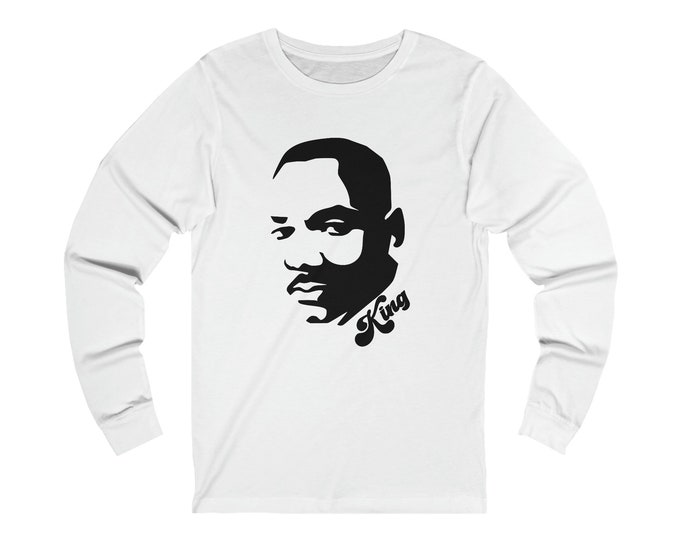 MLK Martin Luther King Civil Rights Christian Anti Racism Buy Black Liberation Lion of Judah Baptist Gandhi BLM Gift Longsleeve t-shirt Gift