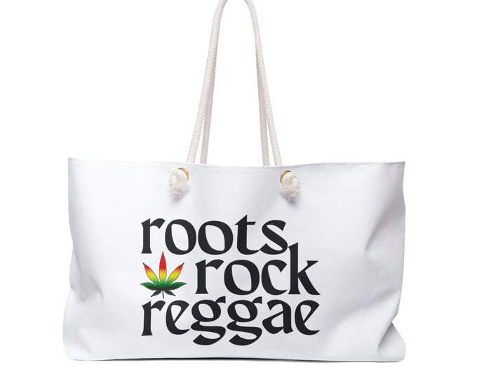 Roots Rock Reggae Music Festival Rastafari Cannabis Culture Haile Selassie Ethiopia Jamaica Buy Black Bob Marley Weekender Bag