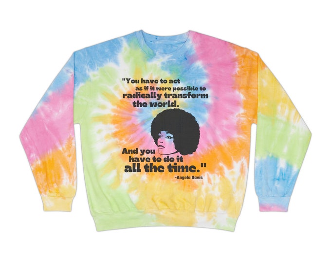 Angela Davis Black Power African Liberation Anti Racism Malcolm X Buy Black Woman Empowerment Melanin Queen Juneteenth Sweatshirt Gift