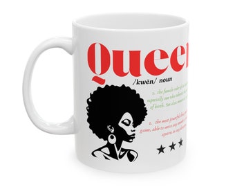 Carefree Black Girl Magic Beauty Melanin Queen African Woman Coffee Tea Mug African Decor