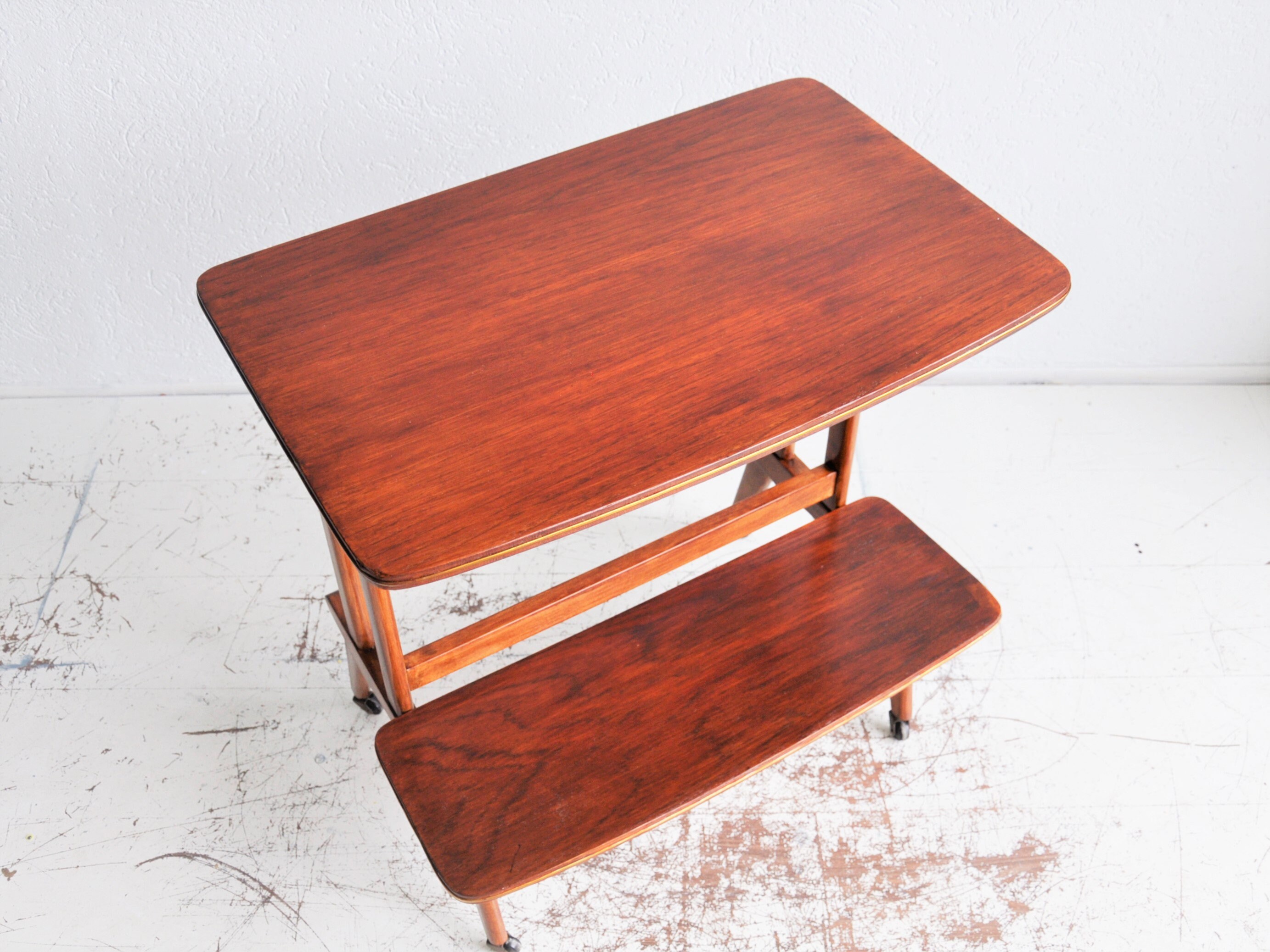 Vintage Sidetable Teak Vintage Wooden Side Table Side Table Etsy