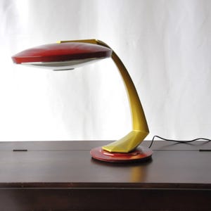 Vintage Boomerang 2000 table lamp by Fase