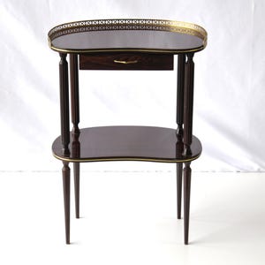 Antique Kidney-Shaped Side Table