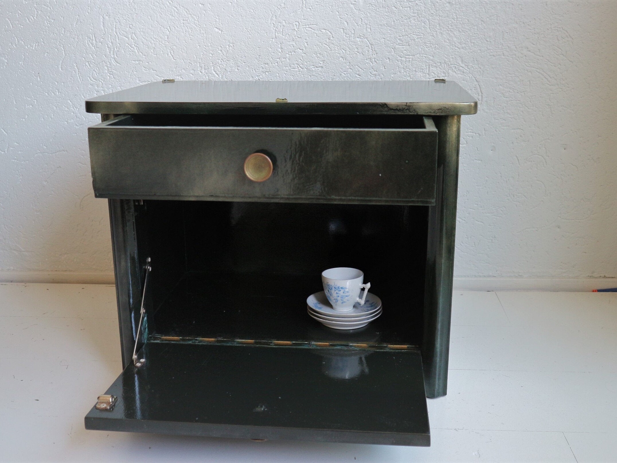 Kleiner Holzschrank Art Deco Möbel Vintage Mid Century | Etsy