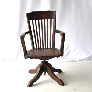 Vintage Office Chair by Willem Verlinden, antique desk chair, vintage desk chair