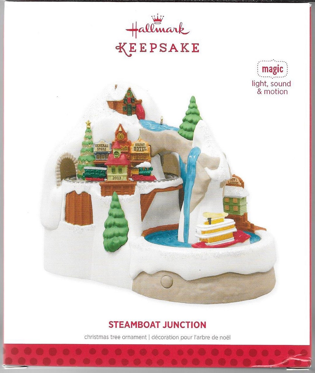 Hallmark STEAMBOAT JUNCTION / Magic / Features Light Sound Etsy