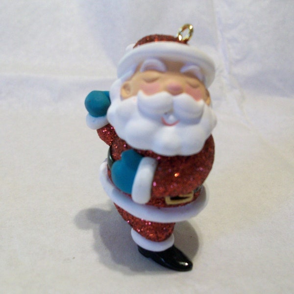 SHAKE IT, SANTA! ~ Hallmark / Keepsake Ornament / Memory Card Enclosed / Vintage