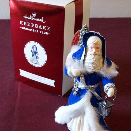 Hallmark FATHER CHRISTMAS / Special Edition/ Porcelain and Fabric