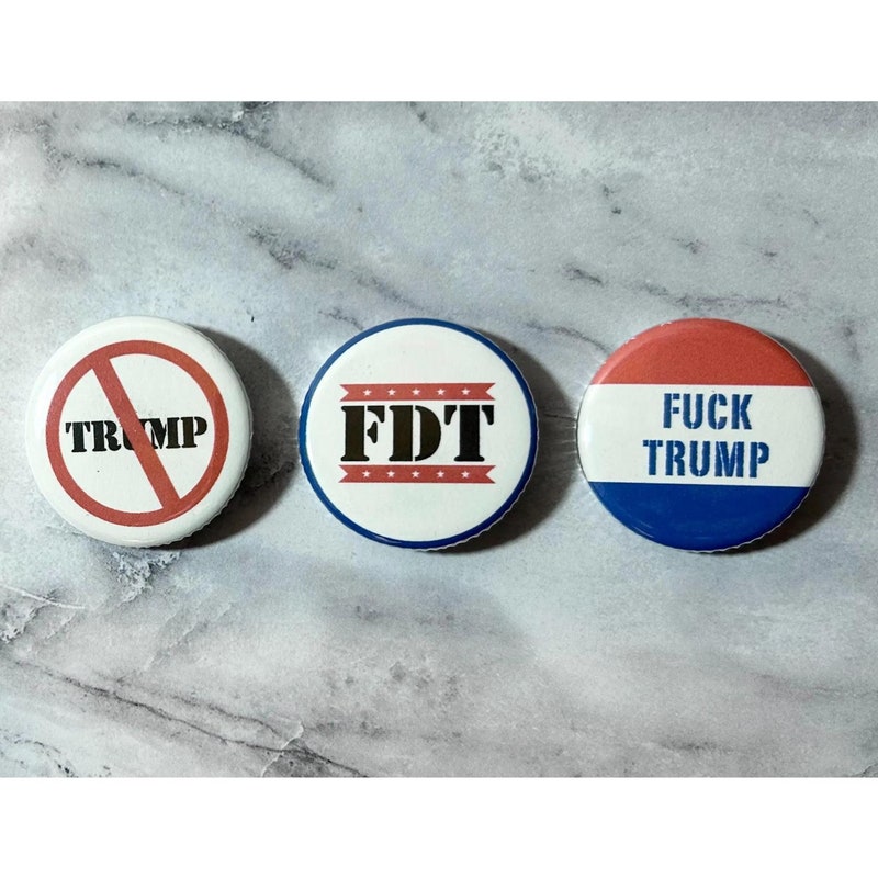 Anti Trump Button - Etsy