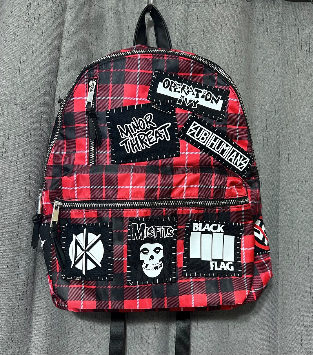 Sac ?� dos punk Cartable punk rock Sac ?� dos de fournitures - Etsy France