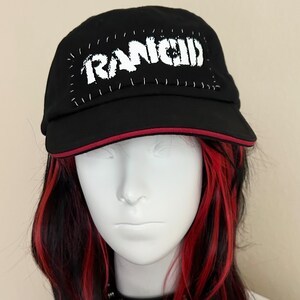 Custom Punk Band Patch Hat - Black Punk Hat With Patch, Crust Punk Hat ...