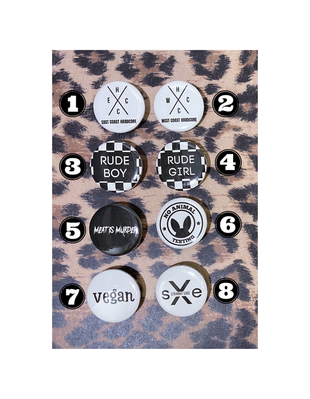 Punk Pins Pinback Punk Buttons Ska Punk Pins Vegan Pins Hardcore Punk Pins Pinback Punk Buttons Ska Punk Pins Vegan Pins Hardcore
