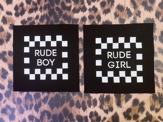 Ska Punk Patches Rudeboy Patch Rudegirl Patch Rude Boy - Etsy