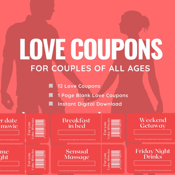 Love Voucher for Him - Etsy