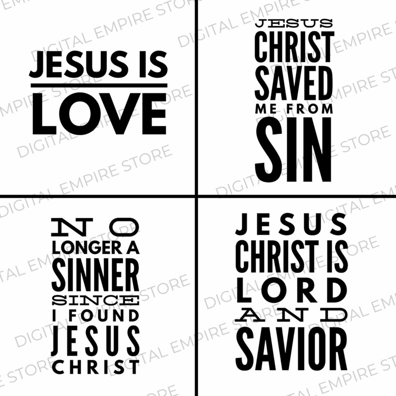 JESUS CHRIST Svg Bundle, Christian Content Svg Bundle, Religion