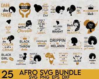 Afro Svg Bundle, Afro Girl Svg, Afro Man Svg, Afro Lady Svg, Afro Queen Svg, Black Women Svg, Black Girl Svg,African American Svg, Afro King