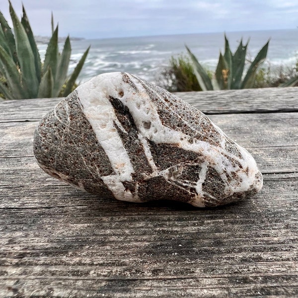 Large Wishing Stone I Pacific Ocean Beach Rocks I Unique Stones